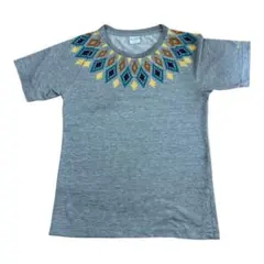 Columbia コロンビア ネイティブ柄 Tシャツ グレーのサムネイル