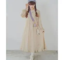 しまむら青木美沙子　マロンクリームワンピース　　Lsize　新品　sanrio