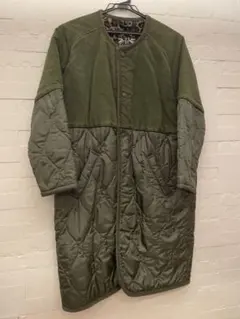 【LAVENHAM×relume】別注ノーカラーファーレオパードダイアコート