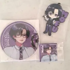 カラフルピーチ　もふ　ラバーチャーム　コースター　マグネット　まねきねこ