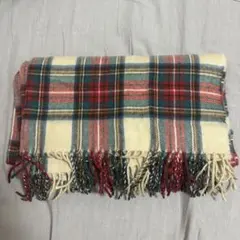 チェックマフラー