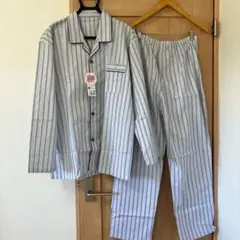 メンズ パジャマ 上下セット ストライプ柄 LLサイズ