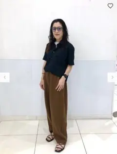 美品！ユニクロ【L】エアリズムコットンフルオープンポロシャツ大きめセット売り可