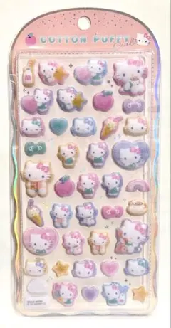 早い者勝ち‼️コットンパフィシール ハローキティ サンリオ 正規品 匿名配送 新品