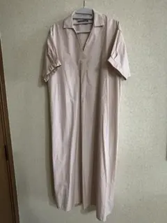 ユナイテッドアローズ　半袖パフスリーブシャツワンピース