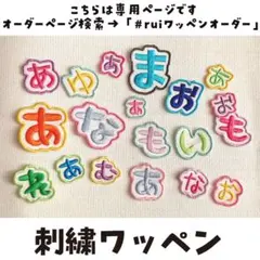 Hikarun0906様専用[6846] （ rui）お名前ワッペン　ひらがな