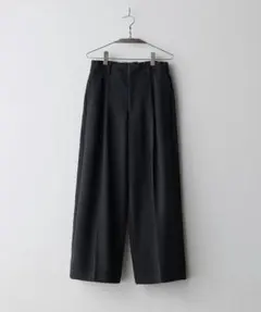 今季冬！新品同様品！「WYM」ダブルフェイスドディープタックバギースラックス