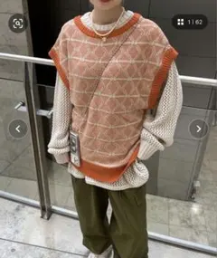 ZOZOTOWN ジャガーニットベスト Mサイズ