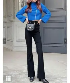 グレイル ストレッチフレアパンツ cu34