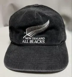 ★送料無料★UK直輸入★アディダス★NZ オールブラックス キャップ★黒白★ オールブラックス コア ストラクチャード アジャスタブル