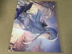 ユキンコアキラ 直筆サイン入2014年制作 オリジナル切り絵スプレー