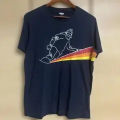 OLD NAVY スノーボード Tシャツ ネイビー