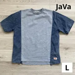 Java 《ジャバ》トップス　Tシャツ（デニム•グレー）　半袖　Lサイズのサムネイル