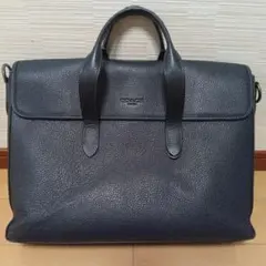 ほぼ未使用⭐︎COACH ビジネスバッグ レザーブラック - メルカリ