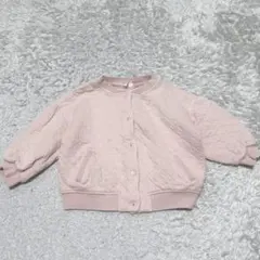 ZARAキルティングジャケットブルゾン長袖アウター［110］ピンク