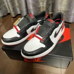 Nike Air Jordan 1 Retro Low OG UK9 つま黒