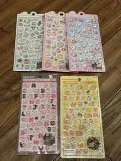 サンリオ オリジナル　ボンボンドロップシール 5枚セット