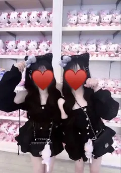 【USJ】 キティカチューシャ ブラック