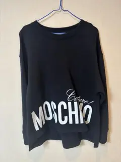モスキーノ　クチュール　トレーナー　ブラック　M