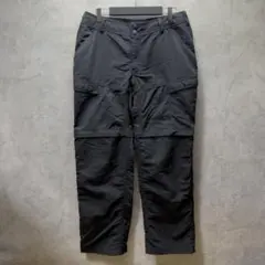 ノースフェイス コンバーチブル カーゴパンツ 2way ショーツ 12 黒 古着