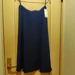 UNIQLO サーキュラースカート ブルー Lサイズ【タグ付き・未使用】