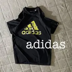 A1759・adidas・アディダス・でかロゴＴシャツ・Ｌサイズ