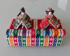 美品　レトロ　ミニチュア 雛人形 手のひらサイズ　豆雛のサムネイル