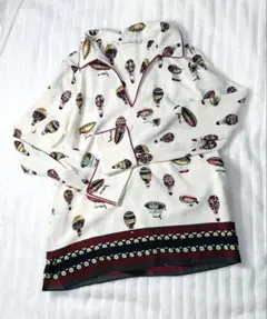 ZARA 長袖シャツ 気球プリント 個性的