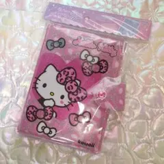 ハローキティ シールバインダー ヒョウ柄 ピンク レオパード ギャル