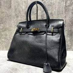 極美品✨ハイクラス ハンドバッグ ブラック 南京錠 カデナ ゴールド 極美品✨ハイクラス ハンドバッグ ブラック 南京錠 カデナ ゴールド