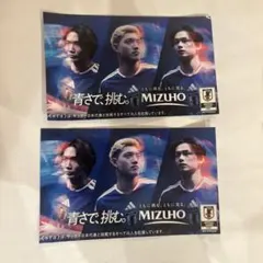 みずほ サッカー ステッカー　2枚組