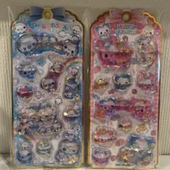 スパンコールパーティー ぷくぷくあわわちゃん ハッピーマーチ シール