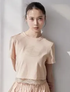 完売色SNIDEL 【Chacott】コラボレーストリムTシャツ