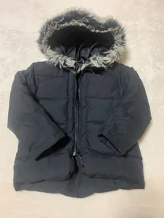 COMME CA ISM 黒 ダウンコート 100A