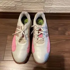 アディダスadidas ゴルフシューズ ピンク✕ホワイト 24cmのサムネイル