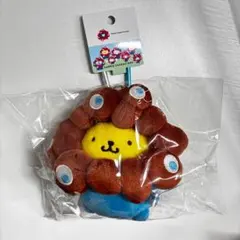 【新品】万博 ポムポムプリン ミャクミャク ぬいぐるみ カラビナ付き