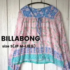 BILLABONG✧BOHEMIAN DREAM 長袖シャツ レーヨン M〜Lのサムネイル