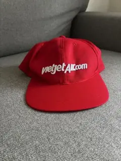 VietjetAir.com キャップ レッド