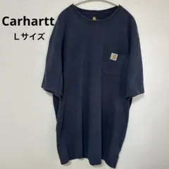 carhartt カーハート 半袖 Tシャツ ネイビー ＬTALLサイズ