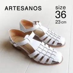 美品 アルテサノス 2万 グルカサンダル スピック&スパン購入 ホワイト 188