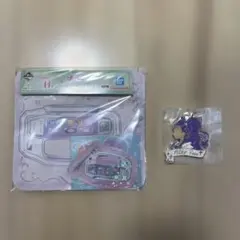 一番くじ プリキュア Ｆ賞ミルキーローズ　ジッパーバック&ステッカー