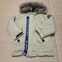 ブリーズ　ベージュ フード付きコートとフリースセット