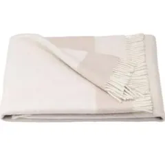 【無印良品】ウールリバーシブルブランケット　ピンク　80 × 130cm