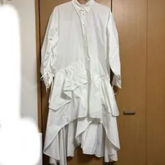 SNIDEL スナイデル　ボリュームイレヘムワンピース　ホワイト　新品未使用　M