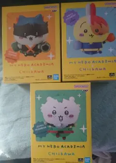 ちいかわ ヒロアカ コラボ フィギュア 3種セット うさぎ ハチワレ