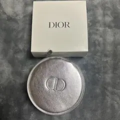 DIOR シルバー 円形ポーチ
