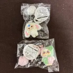 BABY THREE タイニーアニマルミニシリーズ ぬいぐるみキーホルダー 2点