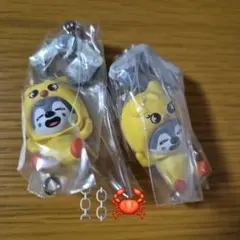 【2個】SKZOO つまんでつなげてますこっと ガチャ バンチャン ポガリ