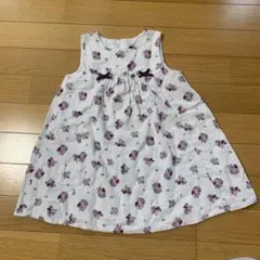 BeBe 花柄ノースリーブワンピース　100 女の子　セレモニー　入園式
