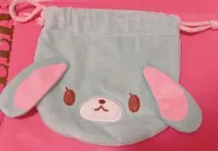 シュガーバニーズ ふわふわ巾着2 ミントうさ